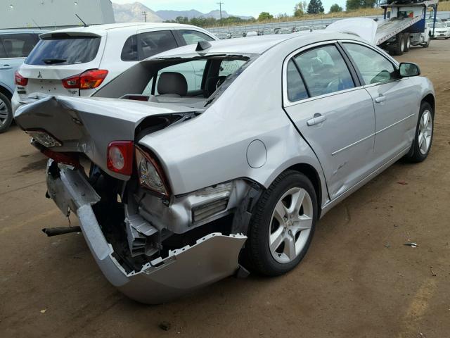 1G1ZB5E03CF110638 - 2012 CHEVROLET MALIBU LS 银色 照片 4