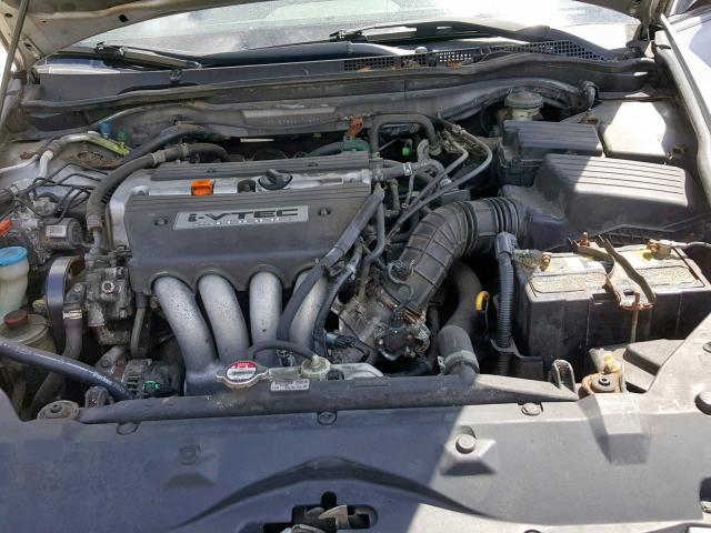 1HGCM56333A048334 - 2003 HONDA ACCORD LX SILVER photo 7