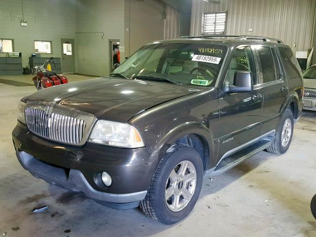 5LMEU88H85ZJ33216 - 2005 LINCOLN AVIATOR Grafit foto 2