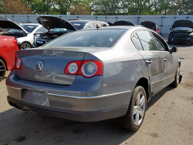 WVWAK73CX8E144294 - 2008 VOLKSWAGEN PASSAT KOM GRAY photo 4