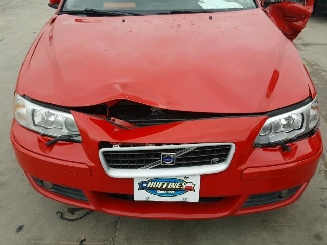 YV1RH527872642997 - 2007 VOLVO S60 R RED photo 7