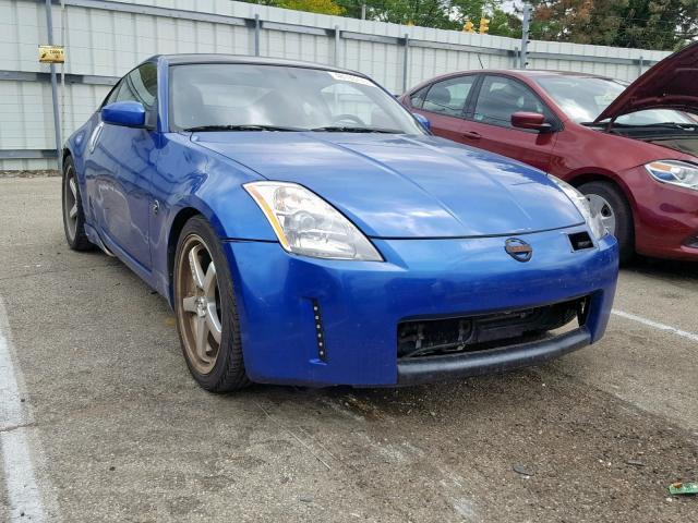 JN1AZ34D94T164461 - 2004 NISSAN 350Z COUPE BLUE photo 1