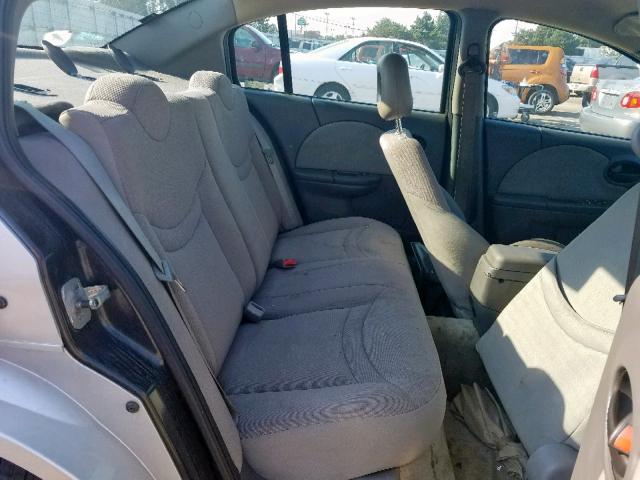 1G8AJ52F84Z168559 - 2004 SATURN ION LEVEL SILVER photo 6