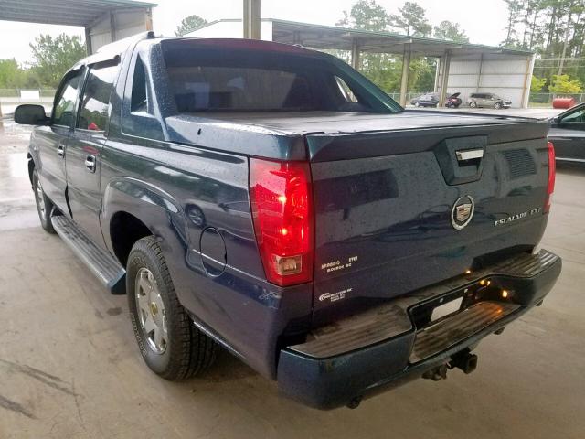 3GYEK62N35G174055 - 2005 CADILLAC ESCALADE E BLUE photo 3