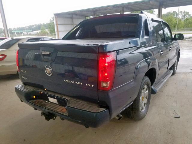 3GYEK62N35G174055 - 2005 CADILLAC ESCALADE E BLUE photo 4