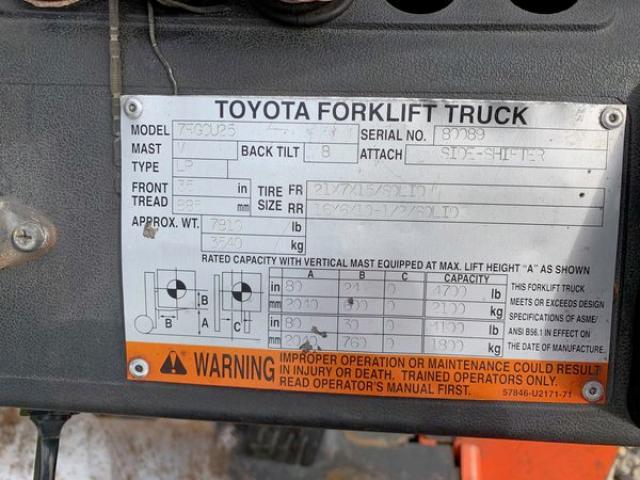 7FGCU2580089 - 2003 TOYOTA FORKLIFT UNKNOWN - NOT OK FOR INV. photo 10