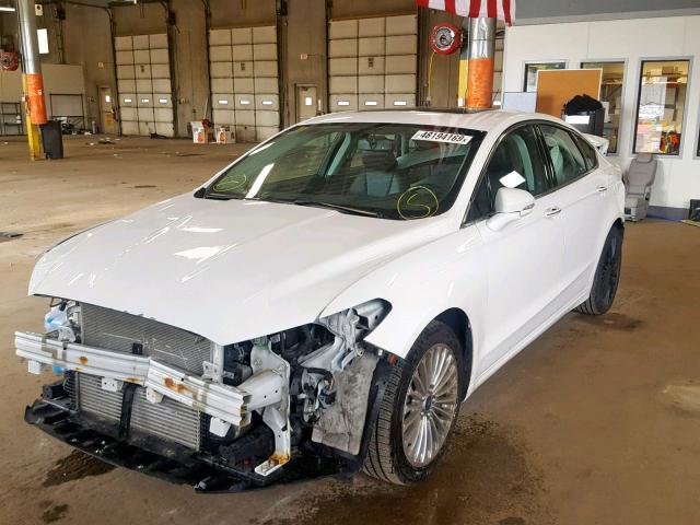 3FA6P0K98FR238470 - 2015 FORD FUSION TIT WHITE photo 2