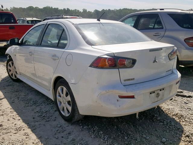 JA32U2FUXEU006731 - 2014 MITSUBISHI LANCER ES/ WHITE photo 3