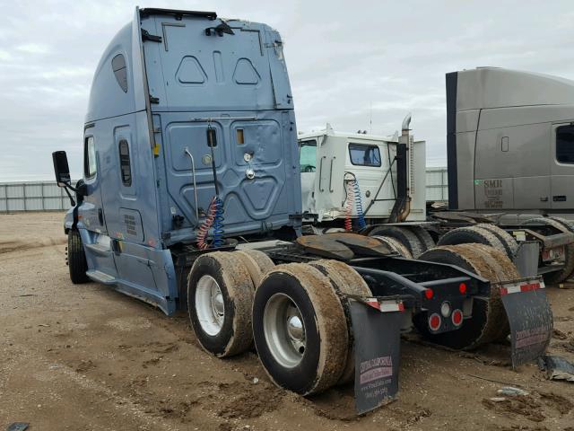 3AKJGLD59FSGB8346 - 2015 FREIGHTLINER CASCADIA 1 BLUE photo 3