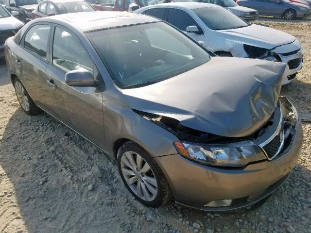 KNAFW4A39C5487082 - 2012 KIA FORTE SX GRAY photo 1