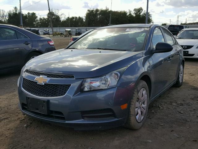 1G1PC5SH1C7285995 - 2012 CHEVROLET CRUZE LS BLUE photo 2