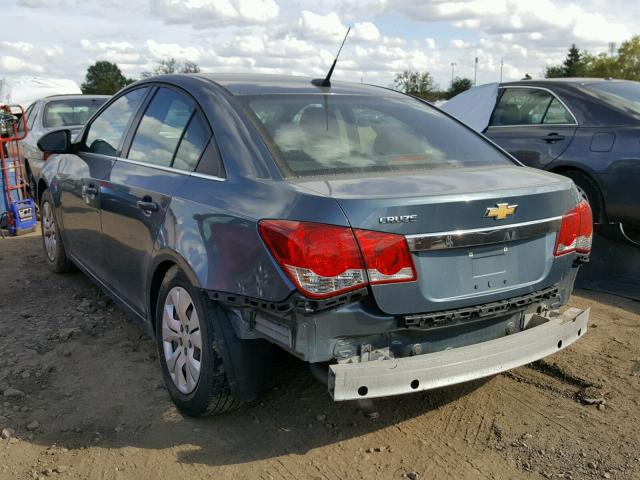 1G1PC5SH1C7285995 - 2012 CHEVROLET CRUZE LS BLUE photo 3