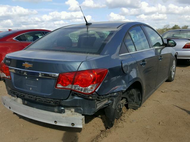 1G1PC5SH1C7285995 - 2012 CHEVROLET CRUZE LS BLUE photo 4