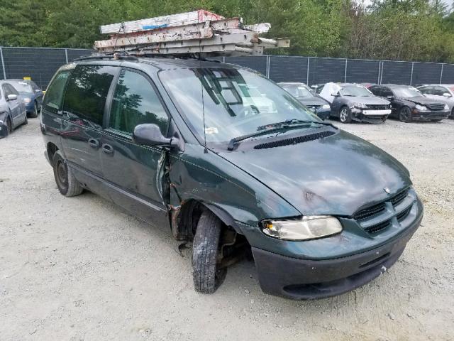 2B4GP25G1YR890647 - 2000 DODGE CARAVAN GREEN photo 1