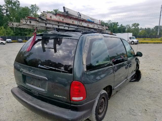 2B4GP25G1YR890647 - 2000 DODGE CARAVAN GREEN photo 4