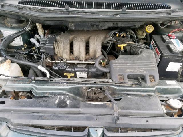 2B4GP25G1YR890647 - 2000 DODGE CARAVAN GREEN photo 7