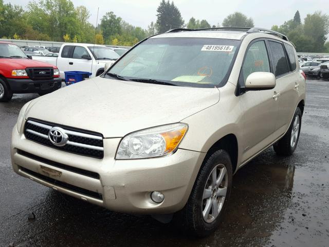 JTMBD31V876029259 - 2007 TOYOTA RAV4 LIMIT GOLD photo 2