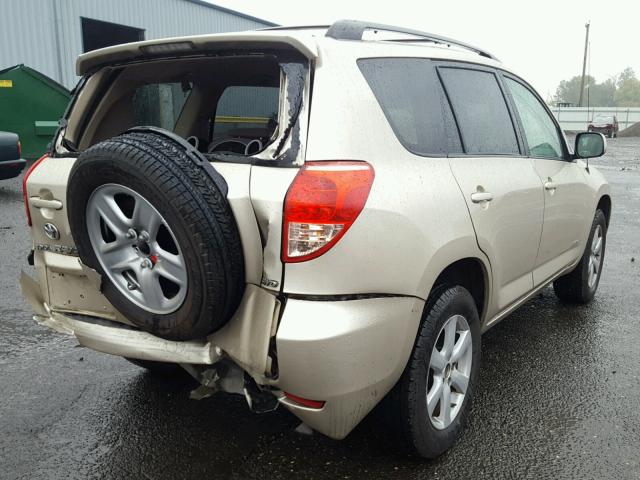 JTMBD31V876029259 - 2007 TOYOTA RAV4 LIMIT GOLD photo 4