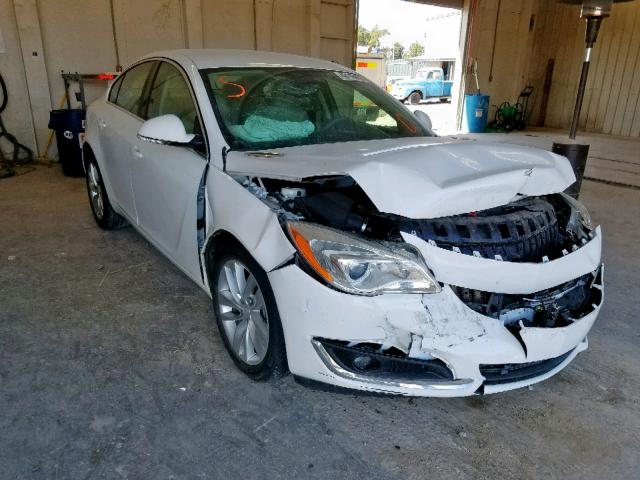 2G4GK5EX6E9258494 - 2014 BUICK REGAL WHITE photo 1