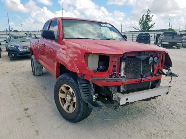 5TETX62N65Z120672 - 2005 TOYOTA TACOMA PRE RED photo 1