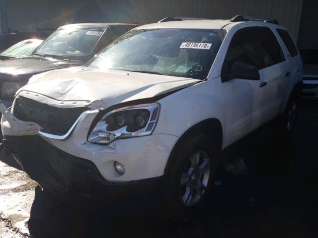 1GKKRPED2CJ208449 - 2012 GMC ACADIA SLE WHITE photo 2