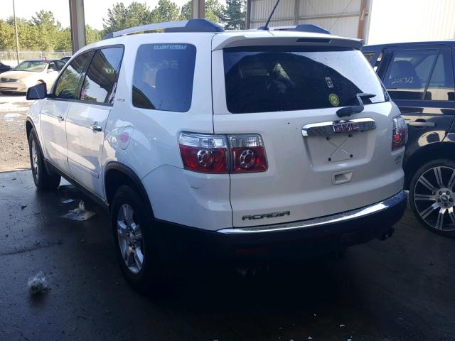 1GKKRPED2CJ208449 - 2012 GMC ACADIA SLE WHITE photo 3