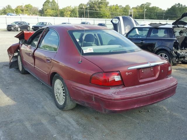 1MEFM50U73A601577 - 2003 MERCURY SABLE GS MAROON photo 3