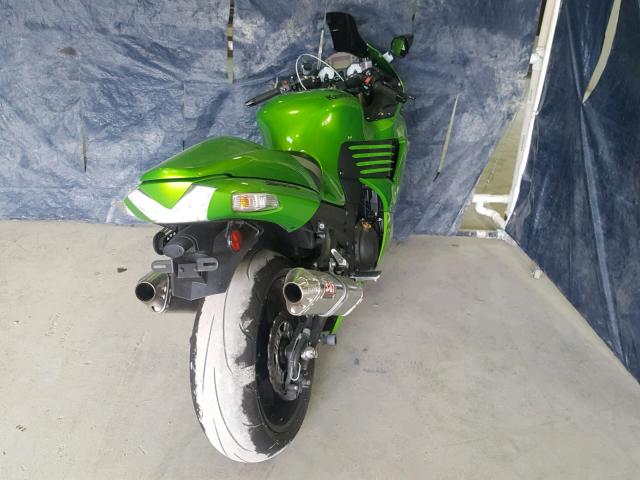 JKBZXNC139A011172 - 2009 KAWASAKI ZX1400 C GREEN photo 4