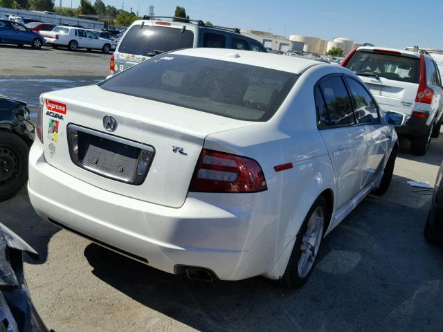 19UUA66228A024656 - 2008 ACURA TL WHITE photo 4