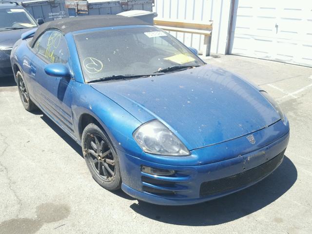 4A3AE45G51E121918 - 2001 MITSUBISHI ECLIPSE SP BLUE photo 1