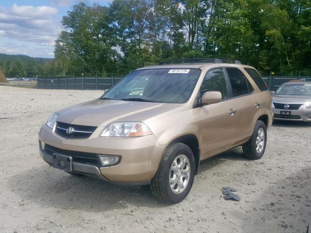 2HNYD18891H527128 - 2001 ACURA MDX TOURIN TAN photo 2