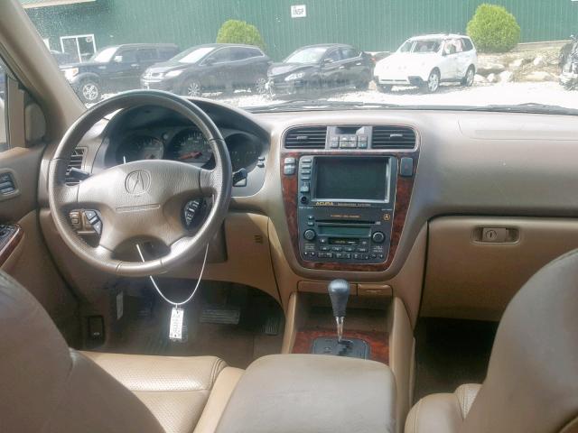 2HNYD18891H527128 - 2001 ACURA MDX TOURIN TAN photo 9