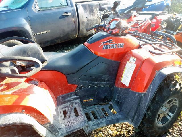 4UF10ATV2AT205829 - 2010 ARCTIC CAT 4WHEELER ORANGE photo 6