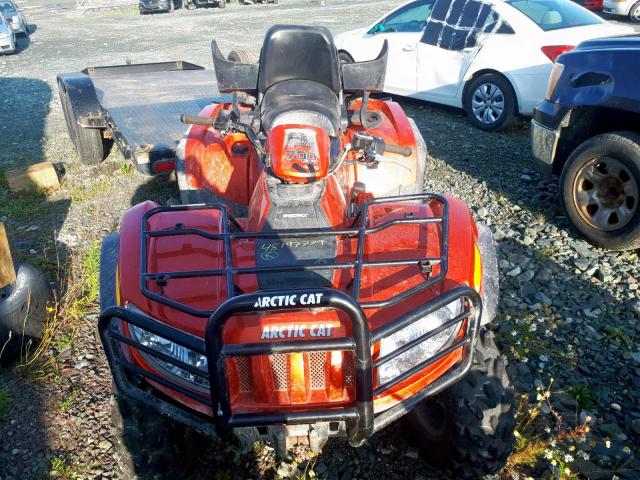 4UF10ATV2AT205829 - 2010 ARCTIC CAT 4WHEELER ORANGE photo 7