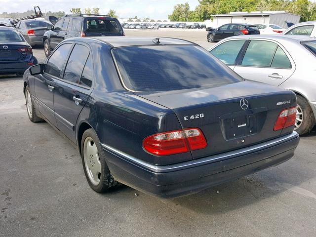 WDBJF72FXVA296299 - 1997 MERCEDES-BENZ E 420 BLACK photo 3