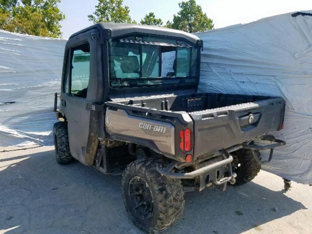 3JBUFAP41GK000108 - 2016 CAN-AM DEFENDER X GRAY photo 3