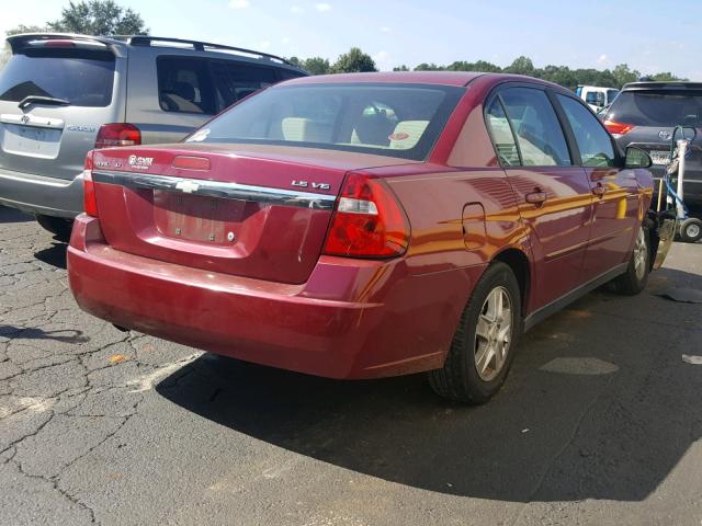 1G1ZT52804F143556 - 2004 CHEVROLET MALIBU LS 红色 照片 4