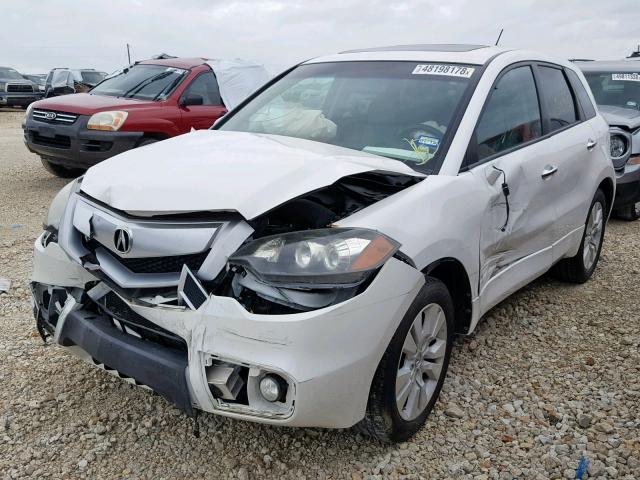 5J8TB2H23BA006026 - 2011 ACURA RDX WHITE photo 2