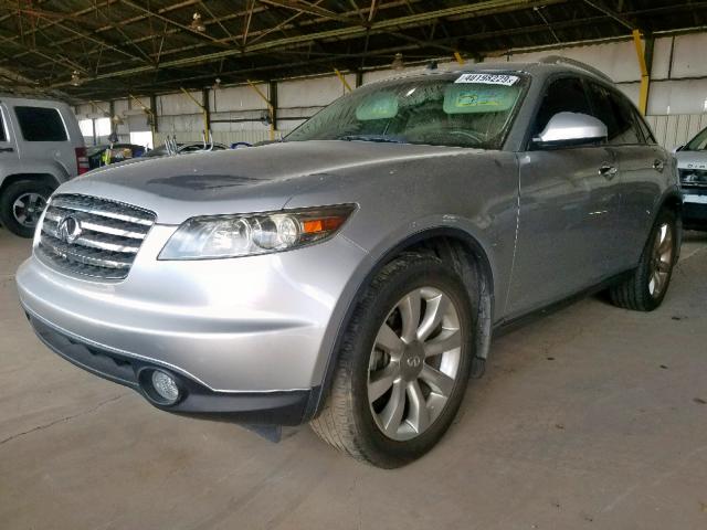 JNRAS08W75X207264 - 2005 INFINITI FX35 SILVER photo 2