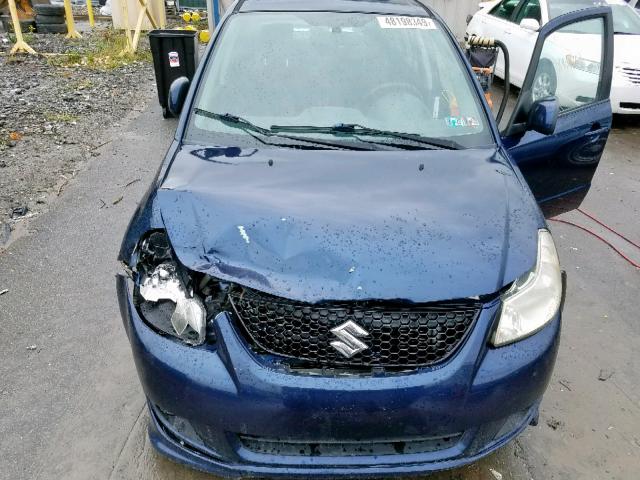 JS2YC414885102959 - 2008 SUZUKI SX4 BLUE photo 7