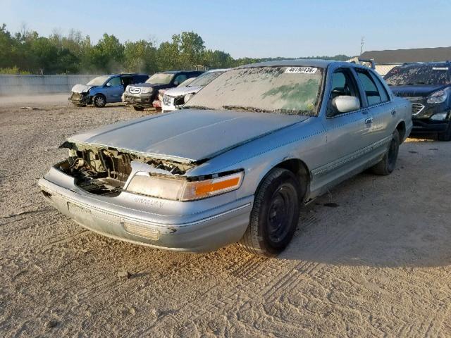 2MELM74W7TX669833 - 1996 MERCURY GRAND MARQ GRAY photo 2