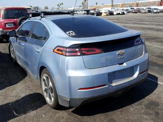 1G1RD6E45DU123391 - 2013 CHEVROLET VOLT BLUE photo 3