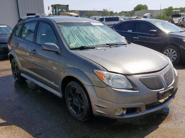 5Y2SL65878Z417687 - 2008 PONTIAC VIBE SILVER photo 1