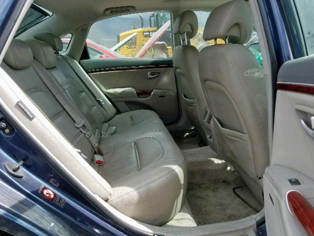 KMHFC46F97A206664 - 2007 HYUNDAI AZERA SE BLUE photo 6