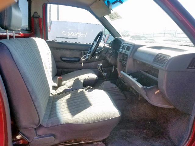 1N6SD11Y2SC354110 - 1995 NISSAN TRUCK XE RED photo 5