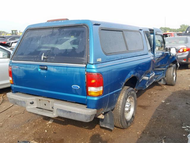 1FTCR14X0TPB12857 - 1996 FORD RANGER SUP BLUE photo 4