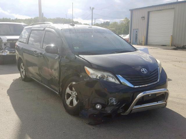 5TDKK3DC5CS251669 - 2012 TOYOTA SIENNA LE BLACK photo 1