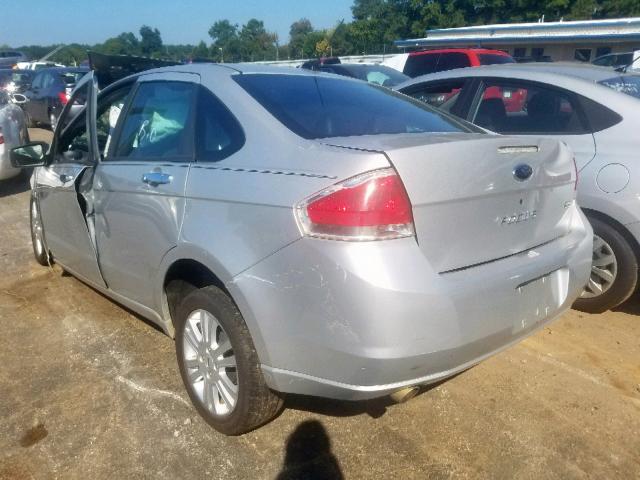 1FAHP37N99W130585 - 2009 FORD FOCUS SEL SILVER photo 3