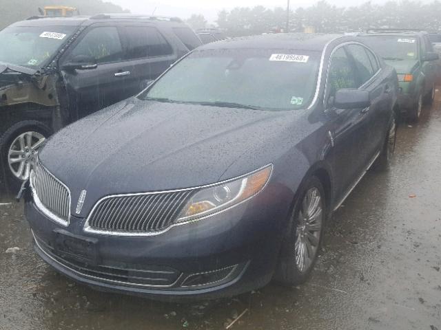 1LNHL9EKXEG601189 - 2014 LINCOLN MKS GRAY photo 2