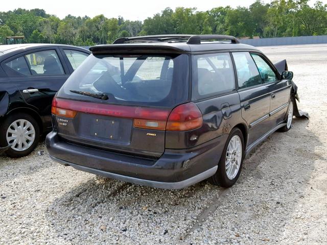 4S3BK675XW6310962 - 1998 SUBARU LEGACY GT BLUE photo 4